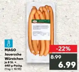 Kaufland MAGO Jauersche Würstchen Angebot