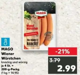 Kaufland MAGO Wiener Würstchen Angebot
