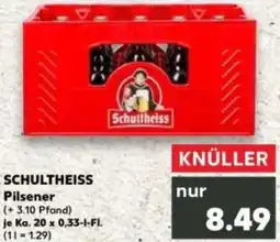 Kaufland SCHULTHEISS Pilsener Angebot