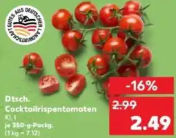 Kaufland Dtsch. Cocktailrispentomaten Angebot