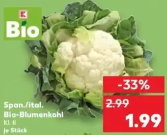 Kaufland Span./ital. Bio-Blumenkohl Angebot