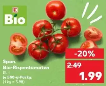 Kaufland Span. Bio-Rispentomaten Angebot
