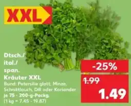 Kaufland Dtsch./ ital./ span. Kräuter XXL Angebot