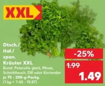 Kaufland Dtsch./ ital./ span. Kräuter XXL Angebot