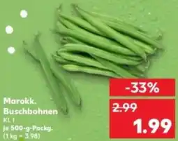 Kaufland Marokk, Buschbohnen Angebot