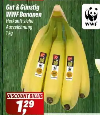Simmel Gut&Günstig WWF Bananen Angebot