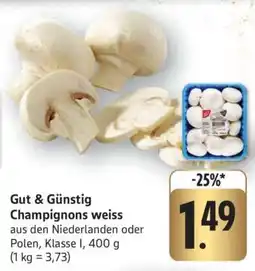 Edeka Gut & Günstig Champignons weiss Angebot