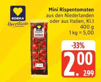 Edeka Mini-Rispentomaten Angebot