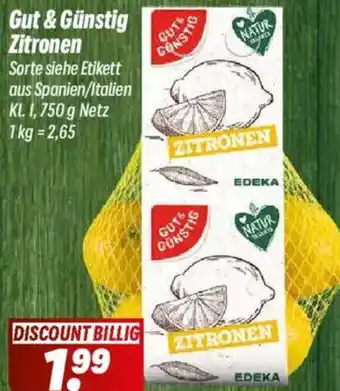 Simmel Gut &Günstig Zitronen Angebot