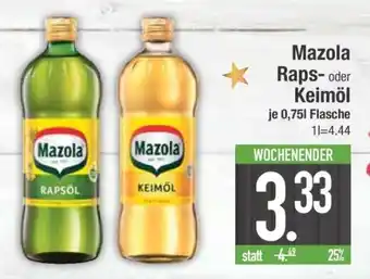 Edeka Mazola Raps- oder Keimöl Angebot