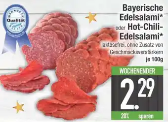 Edeka Bayerische Edelsalami oder Hot-Chili-Edelsalami Angebot