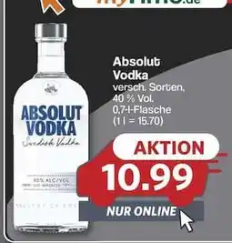 Famila Nord Ost Absolut Vodka Angebot