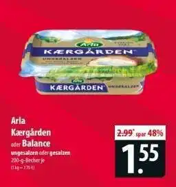 Famila Nord Ost Arla Kærgården oder Balance Angebot