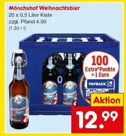 Netto Marken-Discount Mönchshof Weihnachtsbier Angebot