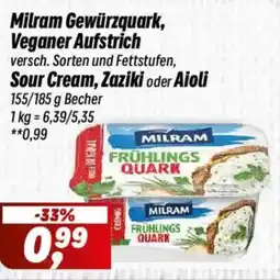 Simmel Milram Gewürzquark, Veganer Aufstrich, Sour Cream, Zaziki oder Aioli Angebot