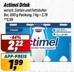 Simmel Actimel Drink Angebot