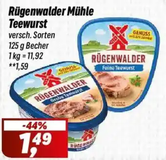 Simmel Rügenwalder Mühle Teewurst Angebot