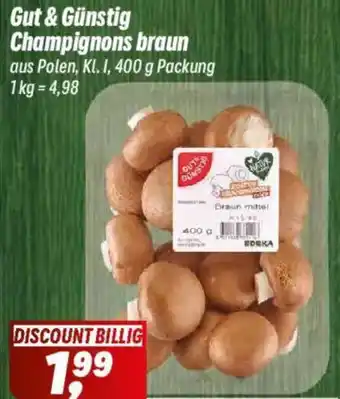 Simmel Gut&Günstig Champignons braun Angebot