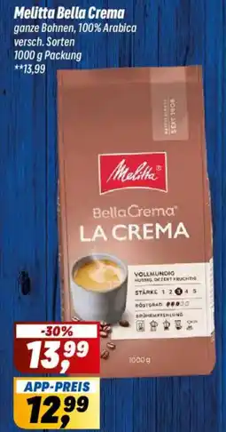 Simmel Melitta Bella Crema Angebot