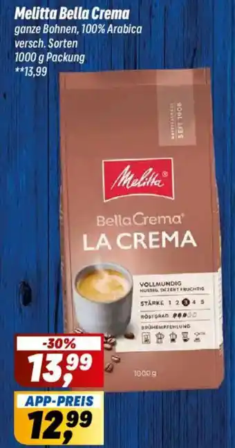 Simmel Melitta Bella Crema Angebot