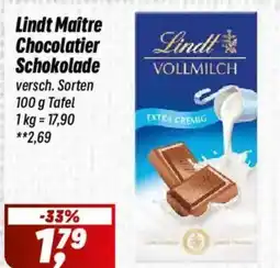 Simmel Lindt Maître Chocolatier Schokolade Angebot