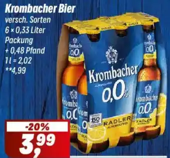 Simmel Krombacher Bier Angebot