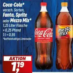 Simmel Coca-Cola, Fanta, Sprite oder Mezzo Mix Angebot