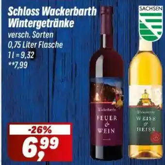 Simmel Schloss Wackerbarth Wintergetränke Angebot