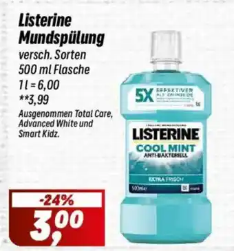 Simmel Listerine Mundspülung Angebot