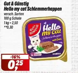 Simmel Gut & Günstig Hello my cat Schlemmerhappen Angebot