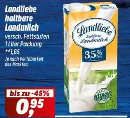 Simmel Landliebe haltbare Landmilch Angebot