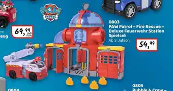 Idee+Spiel 0803 PAW Patrol - Fire Rescue - Deluxe Feuerwehr Station Spielset Angebot