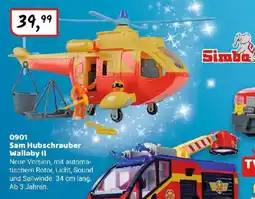 Idee+Spiel Simba 0901 Sam Hubschrauber Wallaby II Angebot