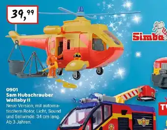 Idee+Spiel Simba 0901 Sam Hubschrauber Wallaby II Angebot
