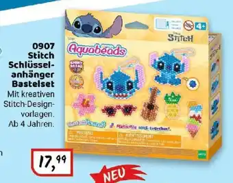 Idee+Spiel Aquabeads 0907 Stitch Schlüssel- anhänger Bastelset Angebot