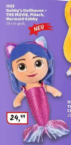 Idee+Spiel 1103 Gabby's Dollhouse - THE MOVIE, Plüsch, Mermaid Gabby Angebot