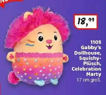 Idee+Spiel 1105 Gabby's Dollhouse, Squishy- Plüsch, Celebration Marty Angebot