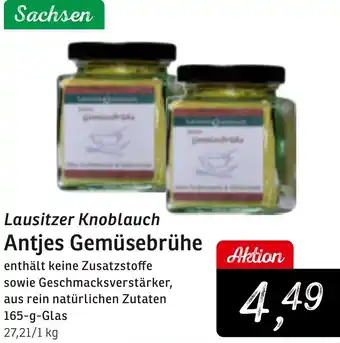 KONSUM Lausitzer Knoblauch Antjes Gemüsebrühe Angebot
