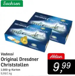 KONSUM Vadossi Original Dresdner Christstollen Angebot