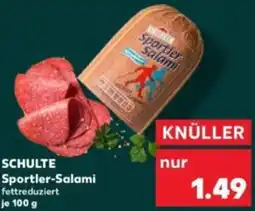 Kaufland SCHULTE Sportler-Salami Angebot