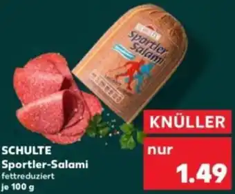 Kaufland SCHULTE Sportler-Salami Angebot