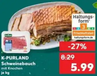 Kaufland K-PURLAND Schweinebauch Angebot