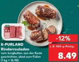 Kaufland K-PURLAND Rinderrouladen Angebot