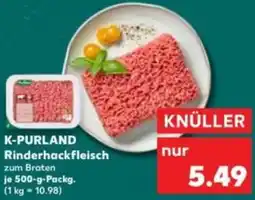 Kaufland K-PURLAND Rinderhackfleisch Angebot