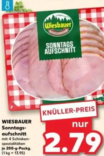 Kaufland WIESBAUER Sonntagsaufschnitt Angebot