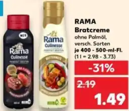 Kaufland RAMA Bratcreme Angebot