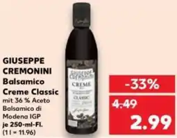 Kaufland GIUSEPPE CREMONINI Balsamico Creme Classic Angebot