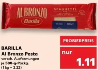 Kaufland BARILLA Al Bronzo Pasta Angebot