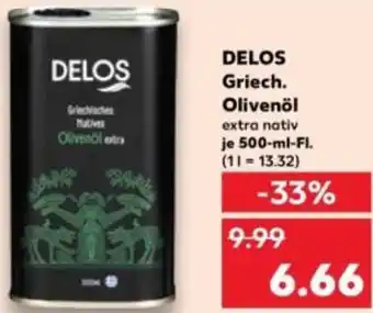 Kaufland DELOS Griech. Olivenöl Angebot