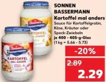 Kaufland SONNEN BASSERMANN Kartoffel mal anders Angebot